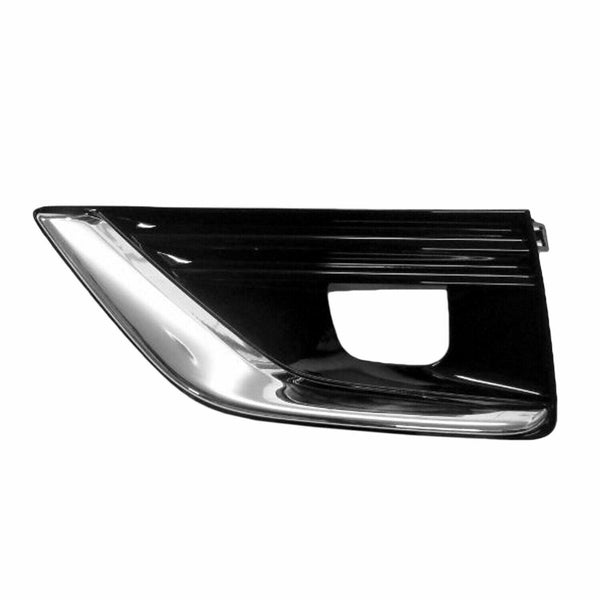 2018-2021 Infiniti Q50 Sedan Fog Lamp Bezel Front Driver Side Black With Chrome Moulding Exclude Sport Model