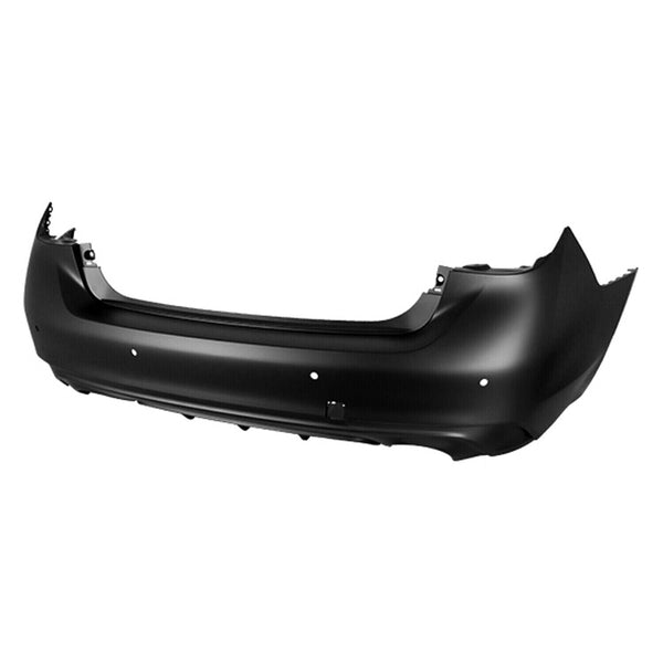 Bumper Rear Infiniti Q50 Sedan 2018-2023 Primed With Sensor Capa , In1100176C