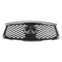 Calandre Infiniti QX60 2016-2020 grise avec garniture chromée et vue panoramique, pré-paiement, IN1200136