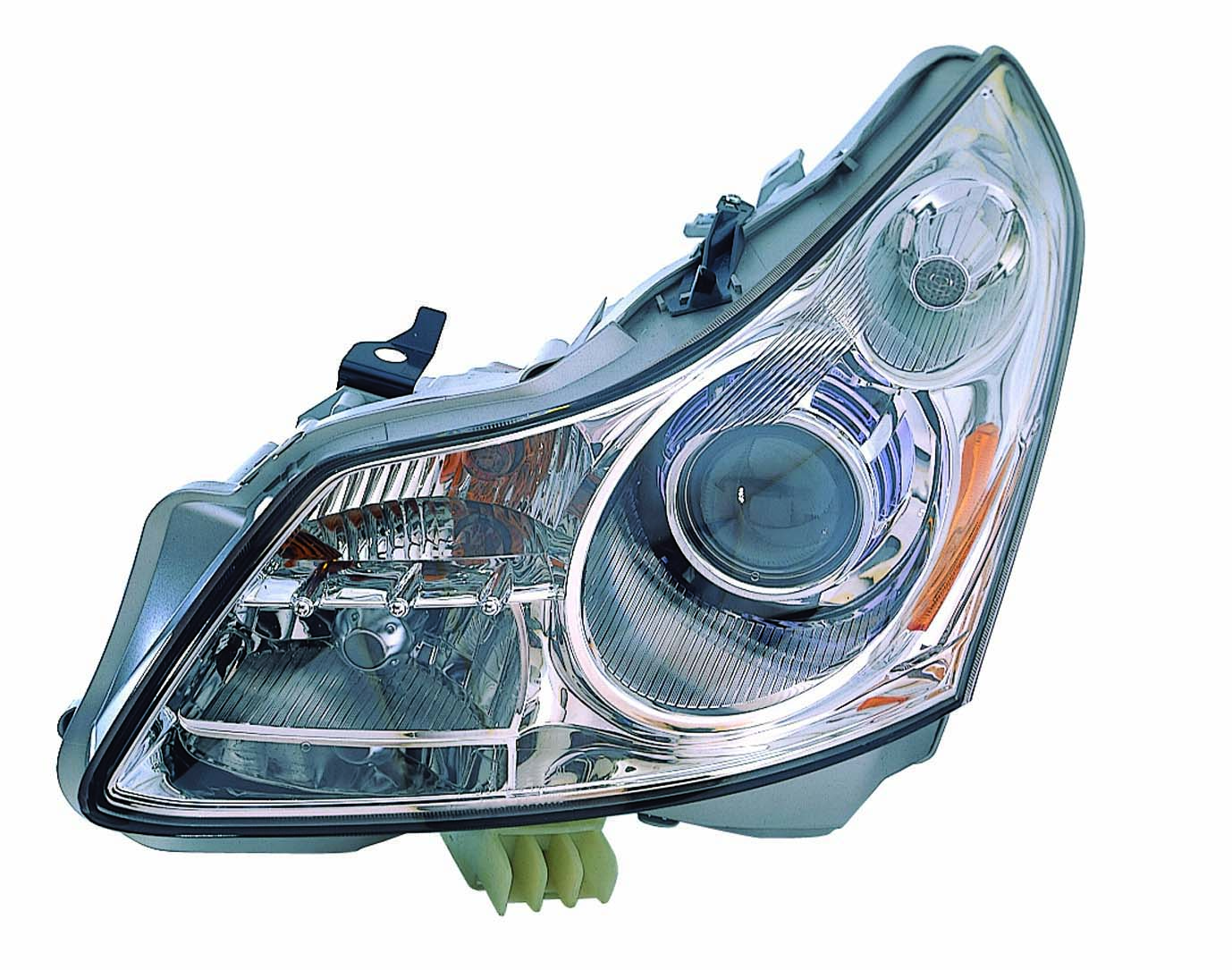 Phare avant gauche (côté conducteur) pour Infiniti G35 Berline 2007-2008 (sans Tech Capa), référence IN2502137C - Hunt Parts