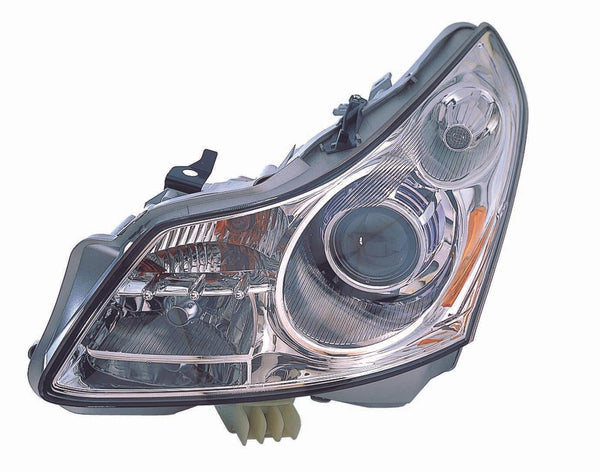 2007-2008 Infiniti G35 Sedan Head Lamp Driver Side Without Tech High Quality