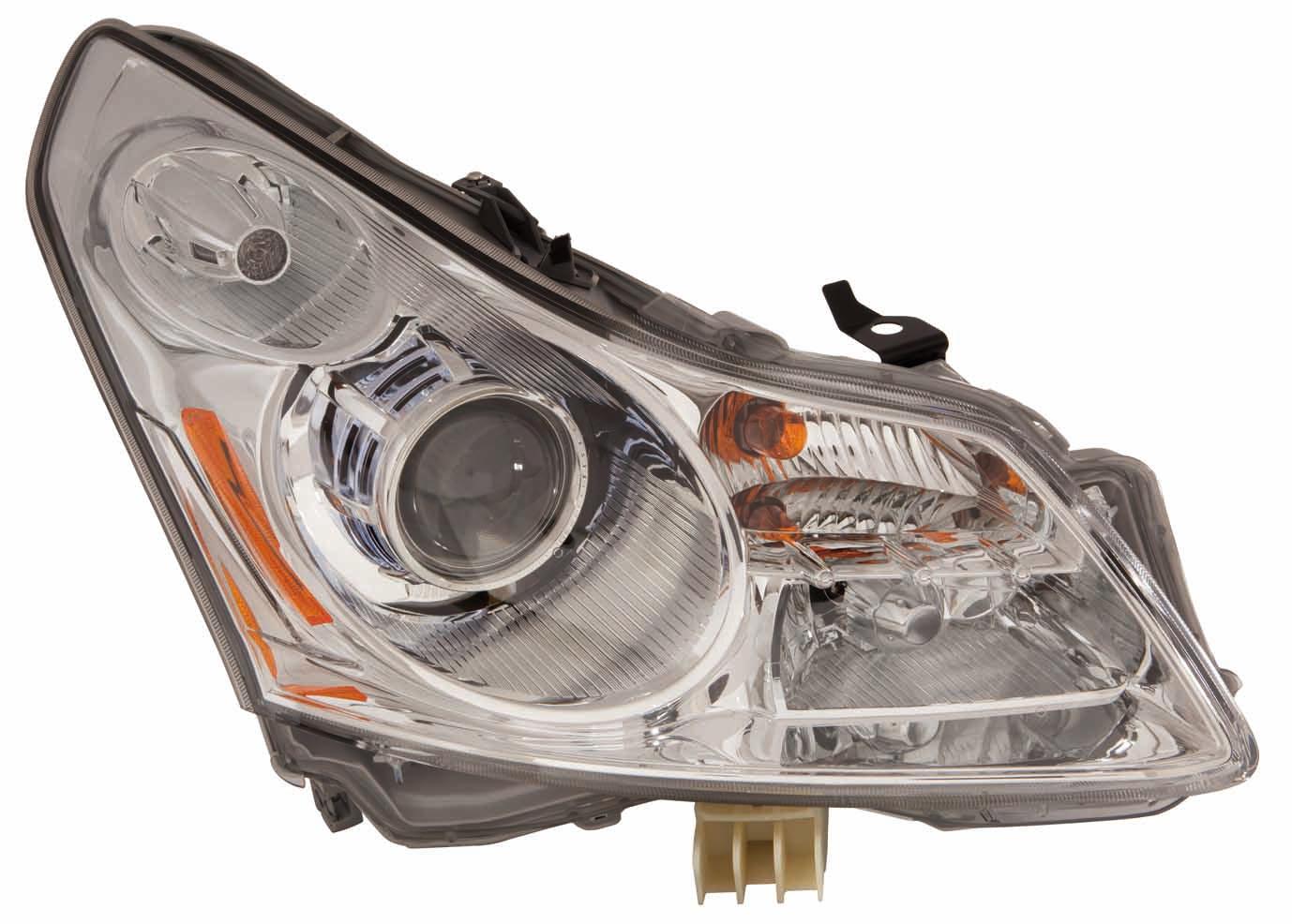 Phare avant gauche (côté conducteur) pour Infiniti G37 Berline 2009, ampoule HID sans pack technologique, haute qualité, IN2502146