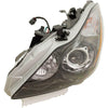 2011-2013 Infiniti G37 Convertible Head Lamp Driver Side Hid With Dark Titanium Bezel High Quality