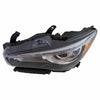 2014-2017 Infiniti Q50 Sedan Head Lamp Driver Side Hid Without Eco Pkg Without Adapt High Quality