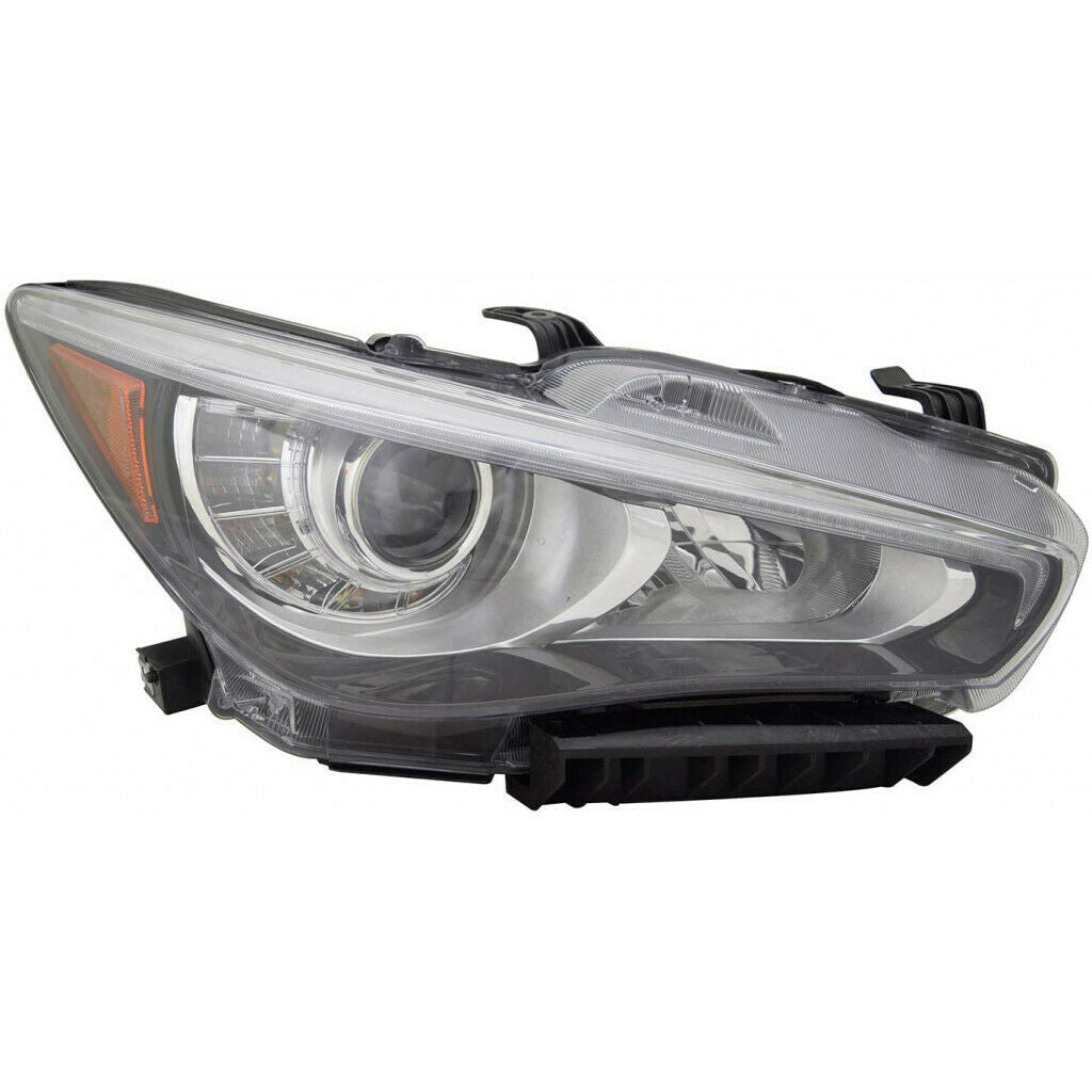 Phare avant côté passager à DEL pour Infiniti Q50 Berline (2018-2024), référence IN2503179C