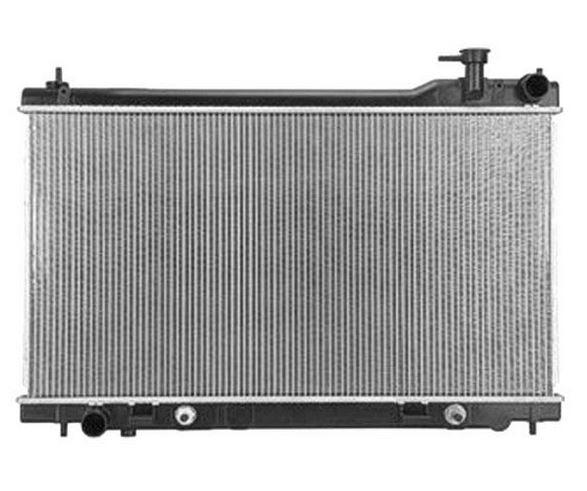 Radiateur pour Infiniti G35 Coupé 2003-2007 (2588) 3.5L avec trous de fixation carrés pour le carénage du ventilateur, IN3010118