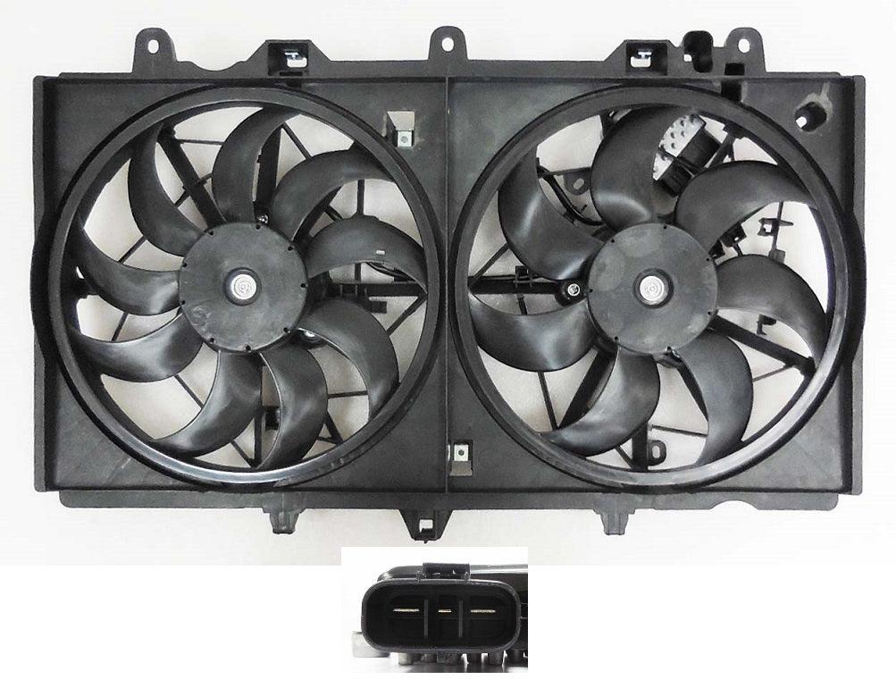 Ensemble ventilateur de refroidissement pour Infiniti Q60 Coupé 2017-2019, moteur V6 3.0L sans option haute performance, IN3115114