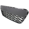2012-2015 Kia Rio Hatcheback Grille Lower Center Matte-Dark Gray