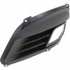 2009-2010 Kia Optima Fog Lamp Cover Front Driver Side Matte-Black With Hole