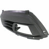 2009-2010 Kia Optima Fog Lamp Cover Front Driver Side Matte-Black With Hole