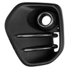 2017-2019 Kia Sportage Fog Lamp Bezel Front Driver Side Ptd Black With Chrome Moulding Without Led Fogs Fwd