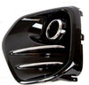 2017-2019 Kia Sportage Fog Lamp Bezel Front Driver Side Ptd Black With Chrome Moulding Without Led Fogs Fwd