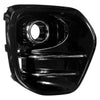 2017-2019 Kia Sportage Fog Lamp Bezel Front Driver Side Textured Black With Chrome Moulding Without Led Fog Fwd