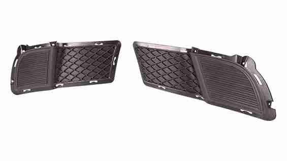 2010-2013 Kia Forte Fog Lamp Cover Front Passenger Side Matt-Black