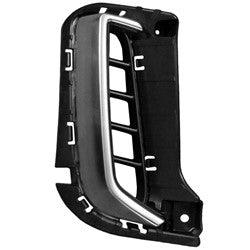 2020-2021 Kia Telluride Grille Passenger Side Black With Chrome Moulding