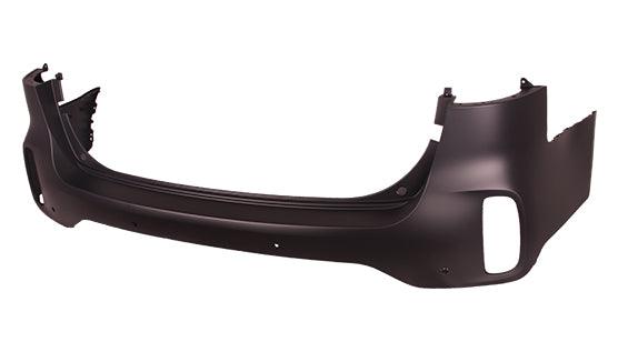 2014-2015 Kia Sorento Bumper Rear Primed With Sensor Without Skid Plate Capa