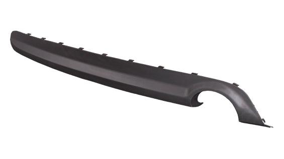 2010-2013 Kia Forte Bumper Rear Lower Matte-Black With Right Side Exhaut Hole (Sx )