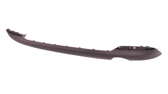 2014-2016 Kia Forte Bumper Rear Lower Matt-Dark Gray With Exht Hole Capa