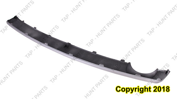 Bumper Lower Molding Kia Sorento 2016-2018 Rear Matte Dark Gray Textured Exclude Sx , Ki1195107