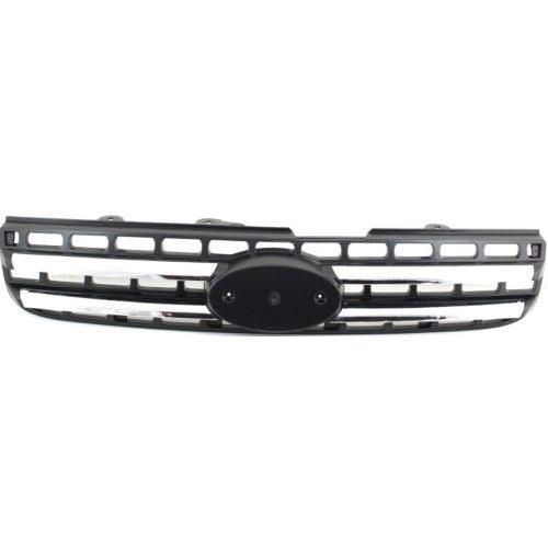 2005-2008 Kia Sportage Grille Chrome Gray