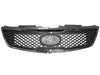2010 Kia Forte Grille Black With Chrome Moulding Sedan