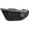 2010-2013 Kia Forte Coupe Grille Matt-Black Partial Painted Silver Gray (Koup)