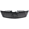 2010-2013 Kia Forte Coupe Grille Matt-Black Partial Painted Silver Gray (Koup)