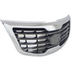 2011-2013 Kia Sportage Grille Paint Silver Gray With Chrome Mldg