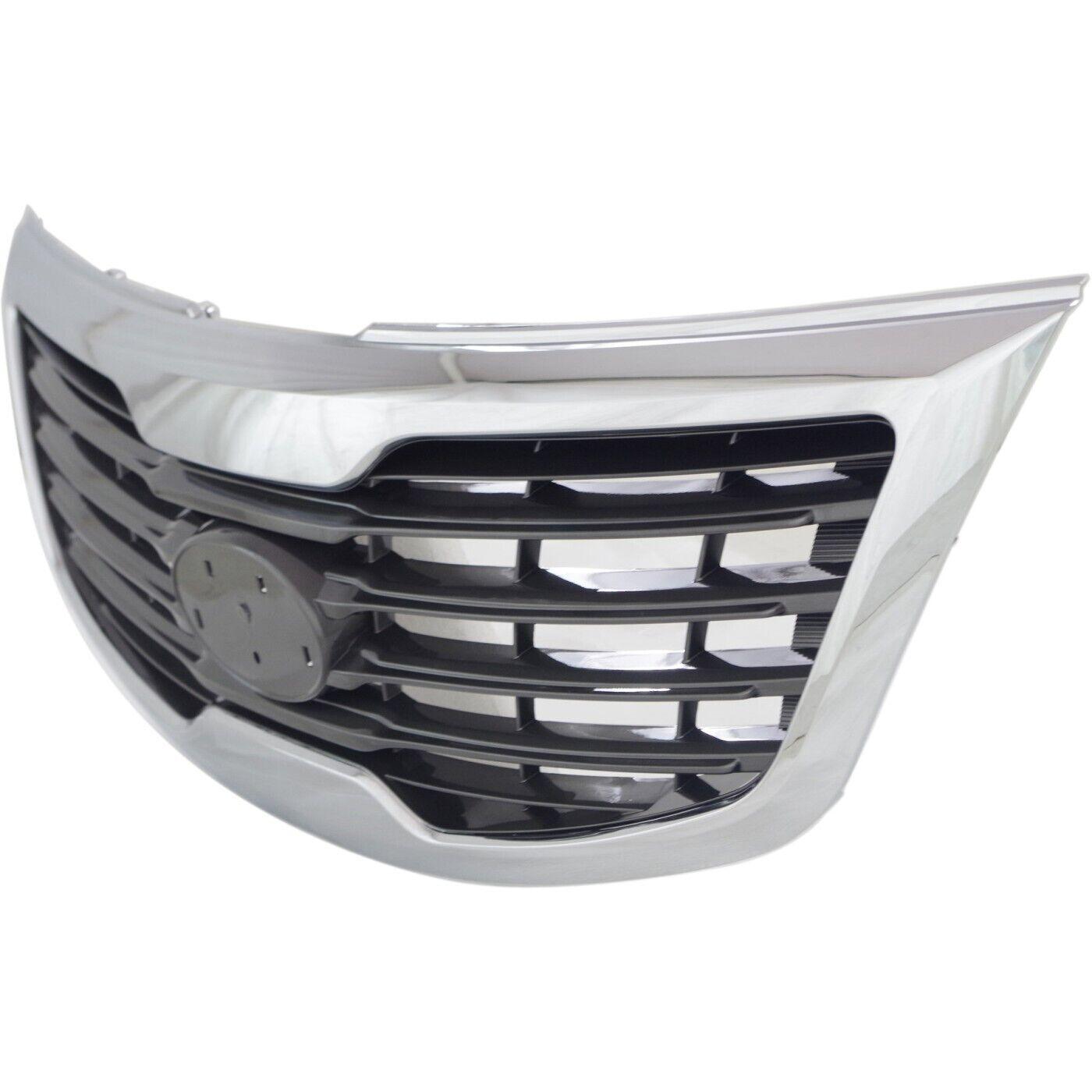 Peinture de calandre Kia Sportage 2011-2013 Gris argent avec moulure chromée, KI1200147