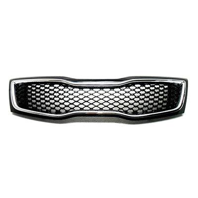 Calandre peinte en noir avec moulure chromée pour Kia Optima 2014-2015 (modèles SX/SX-T/Limited, fabriqués aux États-Unis), référence KI1200161