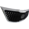 2014-2016 Kia Sportage Grille With Chrome Moulding 2.4L Painted Black