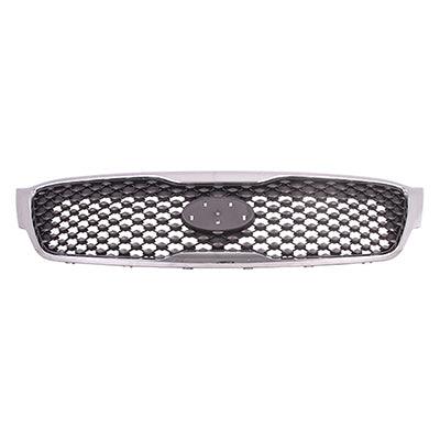 2016-2018 Kia Sorento Grille Matte Dark Gray With Chrome Front L/Lx/Ex