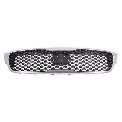 Calandre Kia Sorento 2016-2018 Gris foncé mat avec chrome avant sans jantes Moni SX/Limited, KI1200182