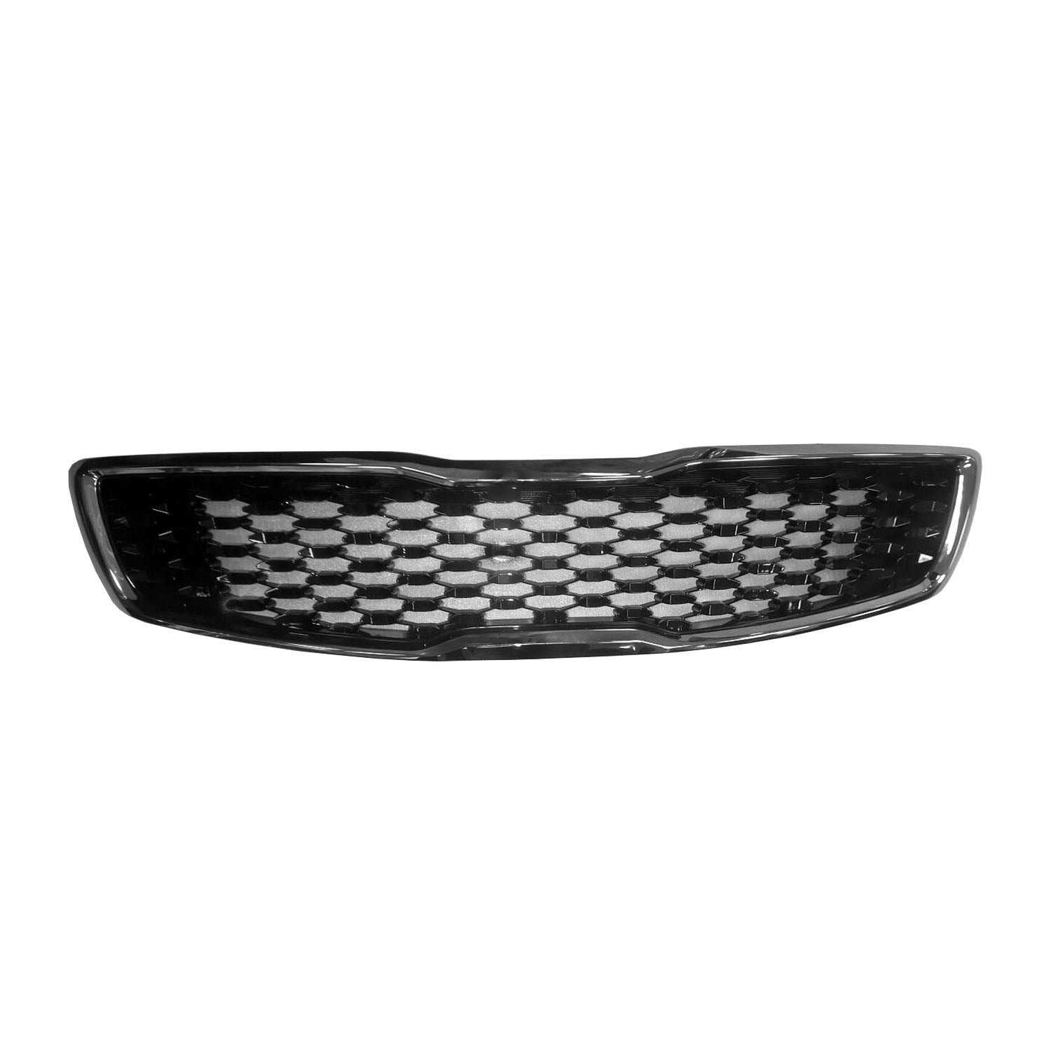 Calandre peinte Kia Forte 2017-2018 noire avec face avant fumée, KI1200191U - Hunt Parts