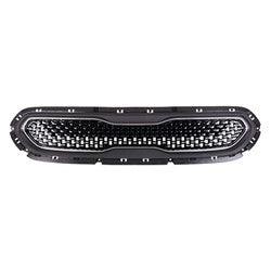 2017-2019 Kia Niro Grille Ptd Black With Chrome Front Without Adaptive Cruise