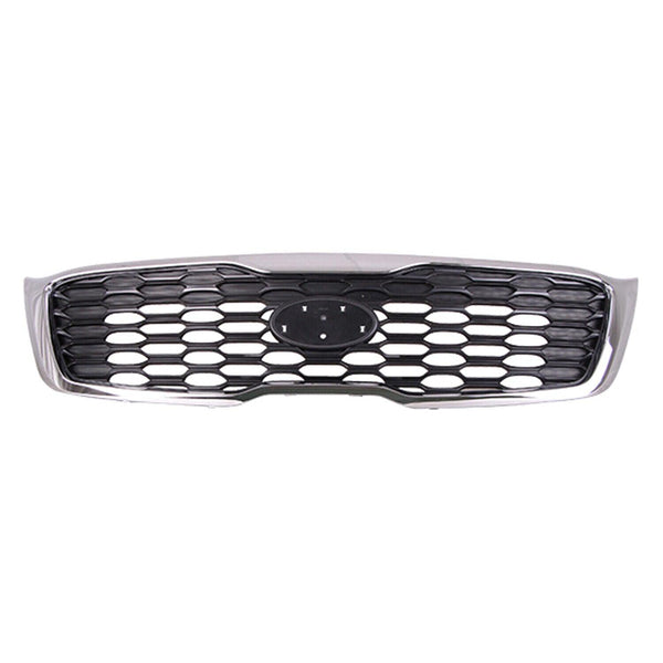 2019-2020 Kia Sorento Grille L/Lx Model Matte Black With Chrome Front