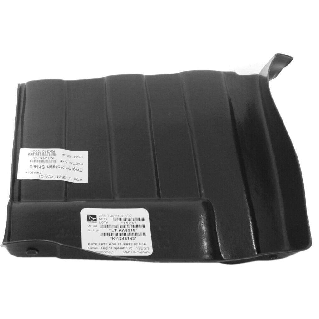 Protection anti-éclaboussures moteur avant côté conducteur Kia Forte 2014-2016, KI1248143