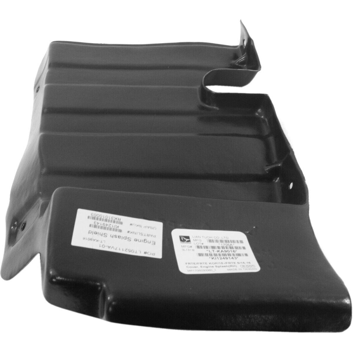 Pare-boue moteur avant côté passager pour Kia Forte5 Hatchback 2014-2016, KI1249143