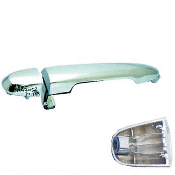 2007-2010 Kia Rondo Door Handle Front Passenger Side Outer Chrome (Without Key Hole)