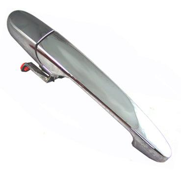 Poignée de porte arrière extérieure côté conducteur, chromée avec cache, pour Kia Spectra 2004-2007, référence KI1520122