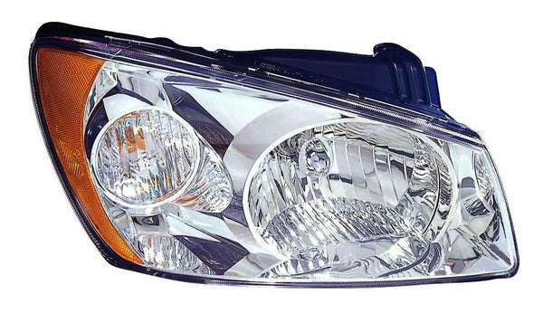 2004-2006 Kia Spectra Head Lamp Driver Side Chrome Lx Model
