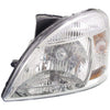 2009-2011 Kia Rio Sedan Head Lamp Driver Side Chrome Bezel High Quality