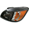 2010-2011 Kia Rio5 Head Lamp Driver Side Black Bezel High Quality