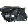 2010-2011 Kia Rio5 Head Lamp Driver Side Black Bezel High Quality