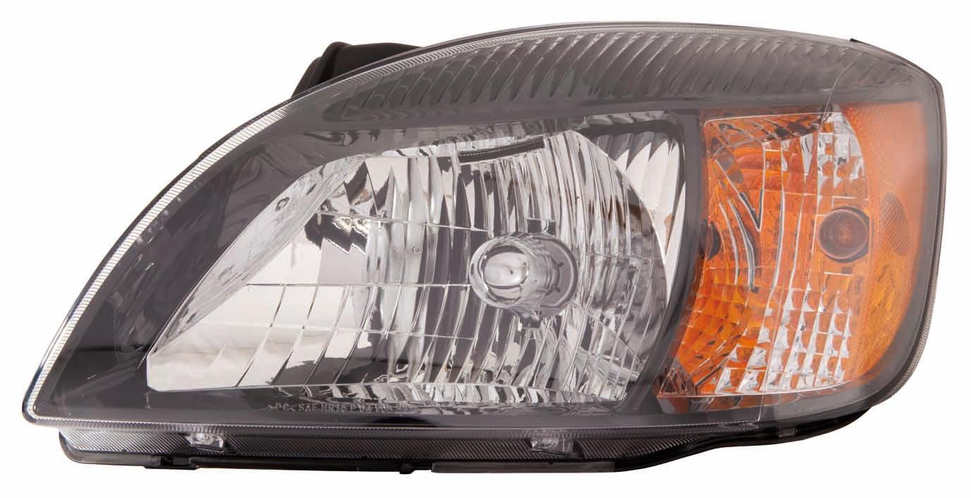 Phare avant côté conducteur pour Kia Rio berline 2010-2011, contour noir, haute qualité, KI2502153