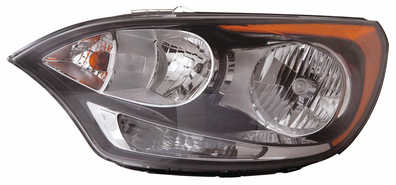 Phare avant gauche (côté conducteur) pour Kia Rio Hatchback 2012-2017, sans LED, sans allumage automatique, haute qualité, KI2502154