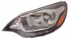 Head Lamp Driver Side Kia Rio Sedan 2012-2017 Capa