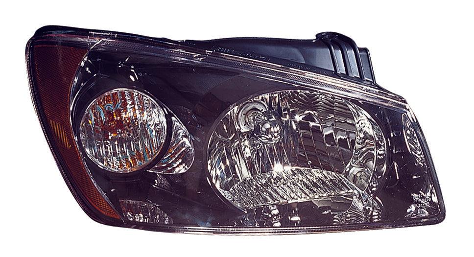 Phare avant côté passager Kia Spectra 2005-2006 (fumé) Ex/Sx Haute Qualité, KI2503117