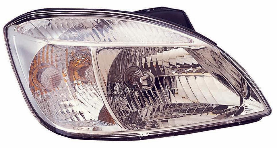 Phare avant côté passager Kia Rio5 2009-2011, enjoliveur chromé de haute qualité, KI2503142