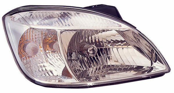 Head Lamp Passenger Side Kia Rio Sedan 2009-2011 Chrome Bezel Capa , Ki2503142C